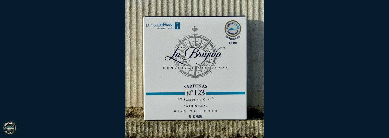 Nu kan vi tilbyde Do Xeito Sardinas fra La Brjula  en hyldest til havet og hndvrket