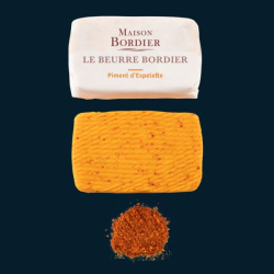 Sardines Millsimes au beurre Bordier aux piments d'Espelette