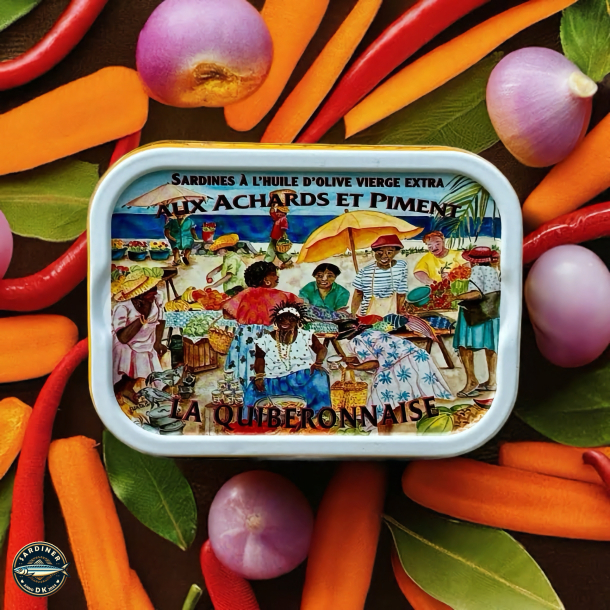 Smagekasse-2 med otte dser Sardines Millsimes fra La Quiberonnaise