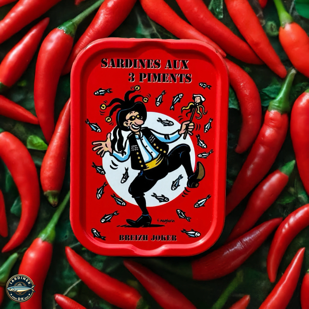 Smagekasse-2 med otte dser Sardines Millsimes fra La Quiberonnaise