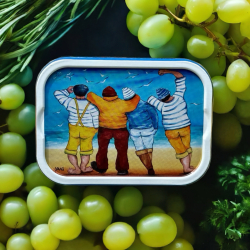 Smagekasse-1 med otte dser Sardines Millsimes fra La Quiberonnaise