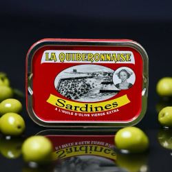 Smagekasse-2 med otte dser Sardines Millsimes fra La Quiberonnaise