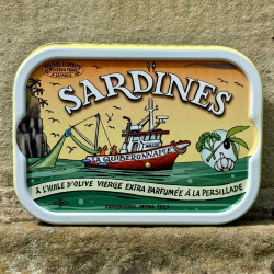Sardines  l'huile d'olive vierge extra parfume  la persillade - Millsime 2024
