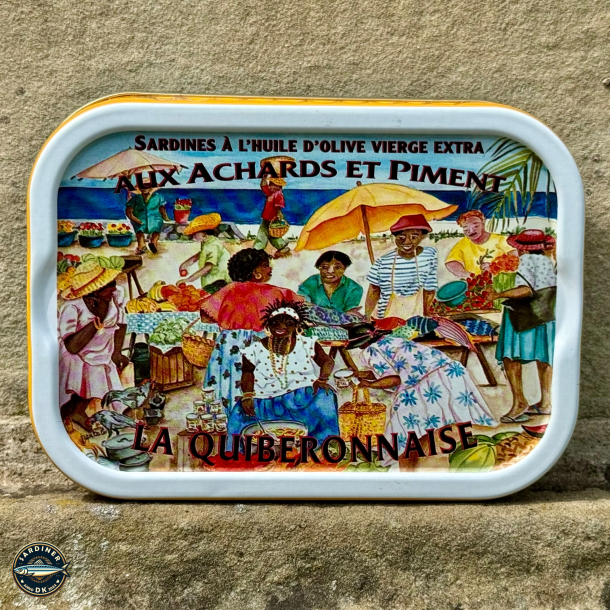 Sardines  l'huile d'olive vierge extra aux achards et piment - Millsime 2024