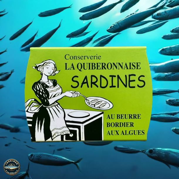 Sardines au beurre Bordier aux Algues - Mill�sime 2024