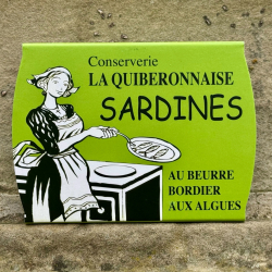 Sardines au beurre Bordier aux Algues - Millsime 2024