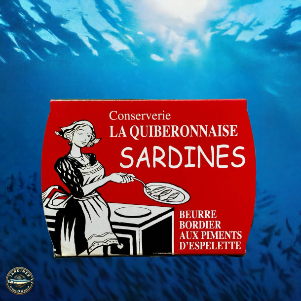 Sardines au beurre Bordier aux piments d'Espelette - Mill�sime 2024