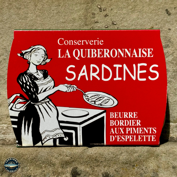 Sardines Millsimes au beurre Bordier aux piments d'Espelette