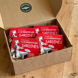 Sardines Millsimes au beurre Bordier aux piments d'Espelette