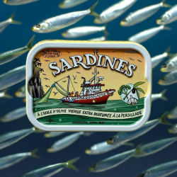 Sardines � l'huile d'olive vierge extra parfum�e � la persillade - Mill�sime 2024