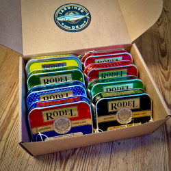 Rdel Sardines - Komplet smagekasse med otte dser