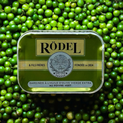 Sardines  l'huile d'olive vierge extra au poivre vert