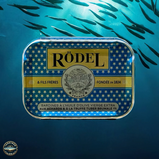 Sardines  l'huile d'olive vierge extra aux achards et  la Truffe Tuber Brumale 1%