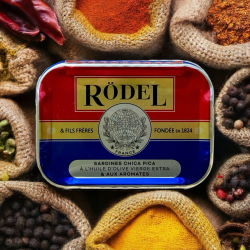 Rdel Sardines - Komplet smagekasse med otte dser