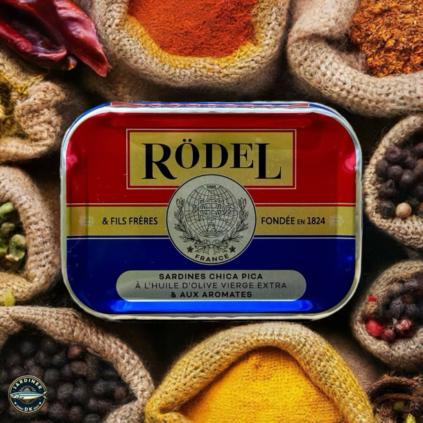 Rdel Sardines - Komplet smagekasse med otte dser