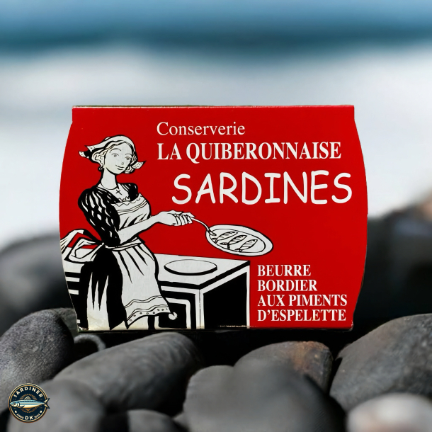 Sardines au beurre Bordier aux piments d'Espelette - Millsime 2022