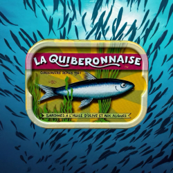 Sardines  l'huile d'olive vierge extra et aux algues - Millsime 2023