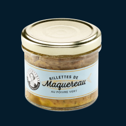 Rillettes de maquereau au poivre vert