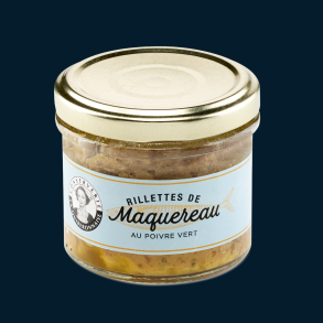 Rillettes de maquereau au poivre vert