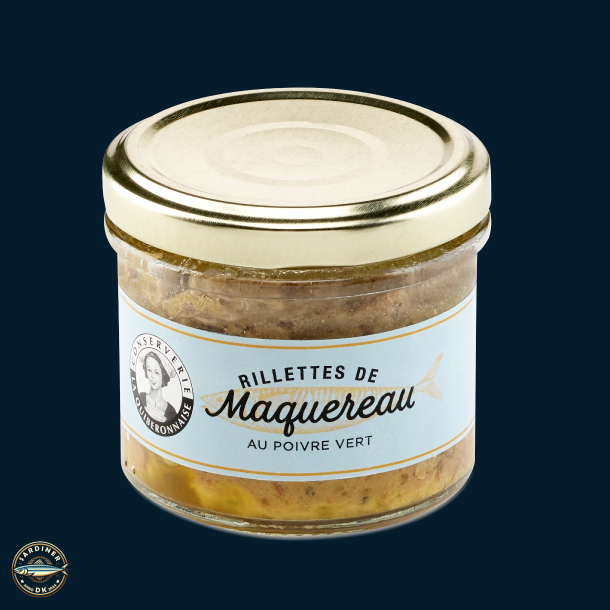 Rillettes de maquereau au poivre vert