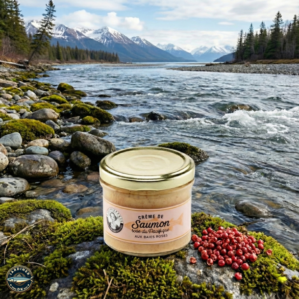 Cr�me de saumon rose du Pacifique aux baies roses