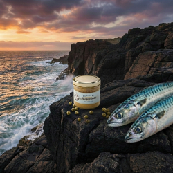 Rillettes de maquereau au poivre vert